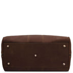 Lisbona - Travel leather duffle bag - Small size