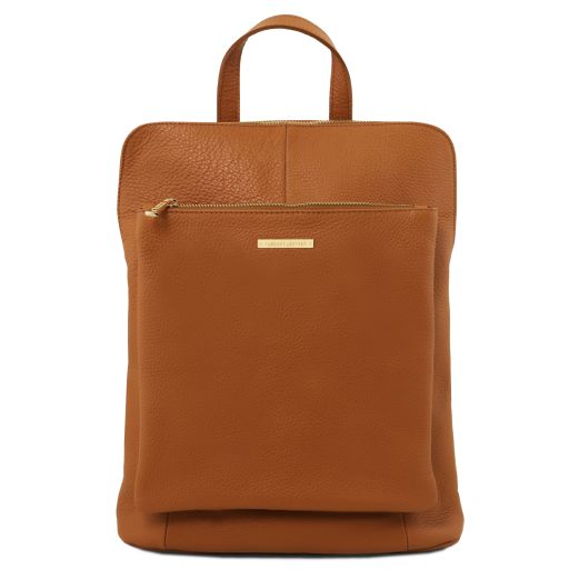 TL Bag - Sac à dos pour femme en cuir souple