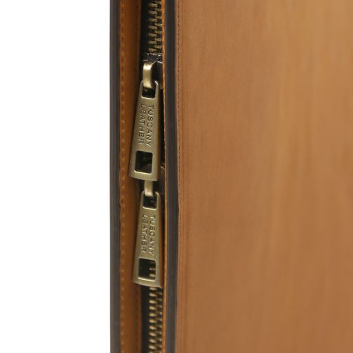 Costantino - Leather document case with handle