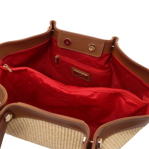 SOLEIL — Raffia Shopping Bag