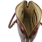 Prato - Elégante serviette pour portable en cuir