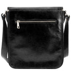 TL Messenger - Two compartments leather shoulder bag