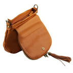 TL Bag - Soft leather shoulder bag with tassel detail