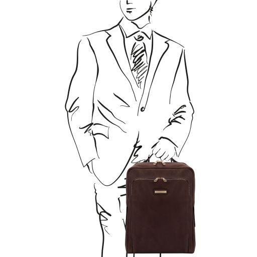 Bangkok - Sac à dos en cuir porte ordinateur