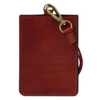 Leather badge holder