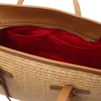 Frame - Sac à bandoulière en raphia