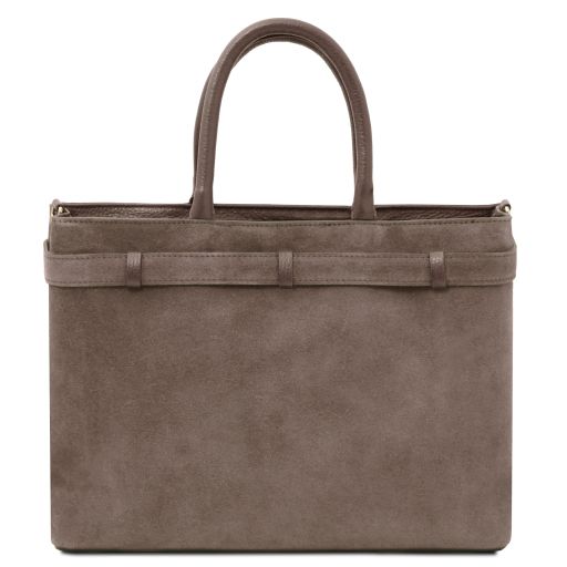 Tenace - Suede leather handbag