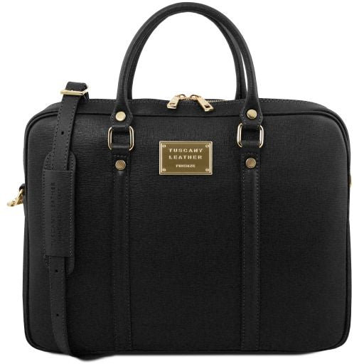 Prato - Exclusive Saffiano leather laptop case