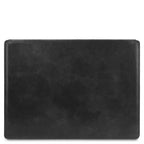 Leather desk pad with inner compartment