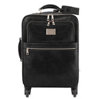 TL Voyager - Valise verticale en cuir avec 4 roulettes