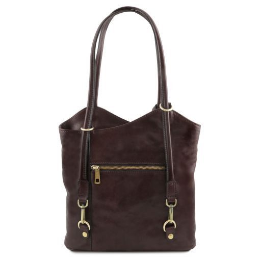Patty - Sac en cuir convertible en sac à dos