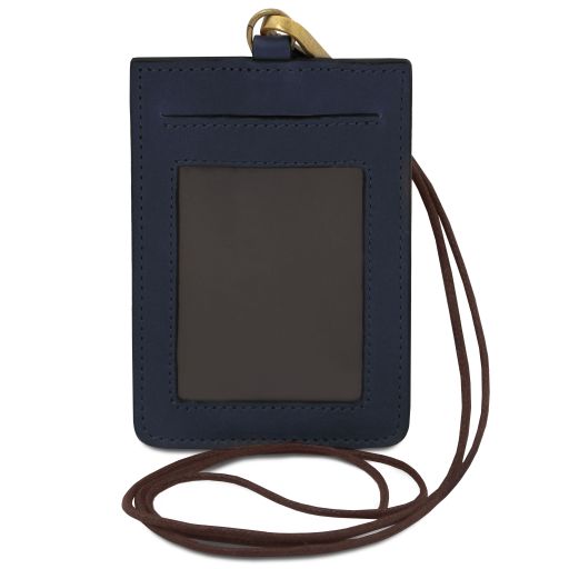 Porte-badge en cuir