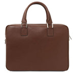 Torino - Saffiano leather laptop briefcase