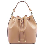 Vittoria - Sac seau pour femme en cuir