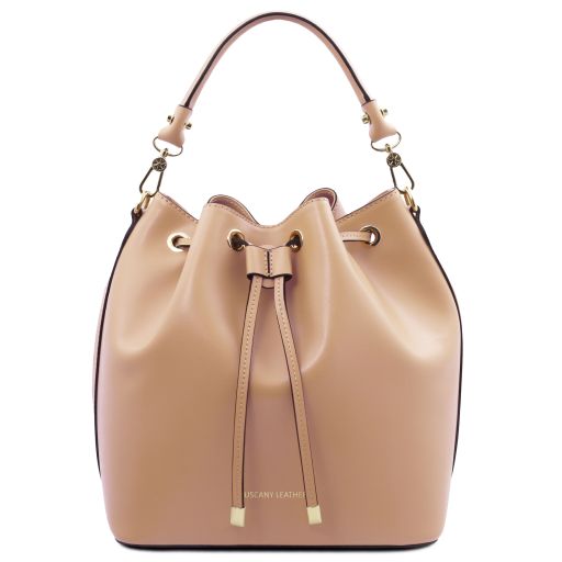 Vittoria - Sac seau pour femme en cuir