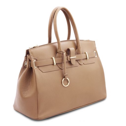 TL Bag - Sac à main pour femme avec finitions couleur or