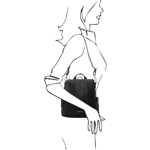 TL Bag - Sac à dos en cuir souple