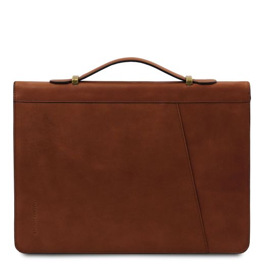 Costantino - Leather document case with handle