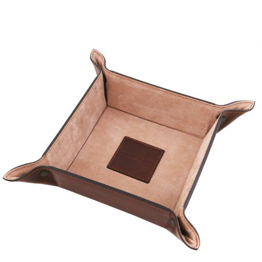 Elégant videpoches en cuir grand modèle