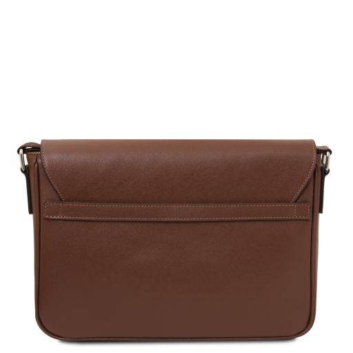 Messenger - Sac messenger en cuir Saffiano
