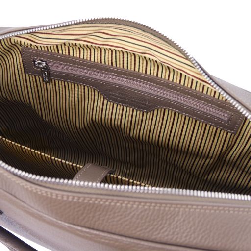 Treviso - Leather laptop briefcase