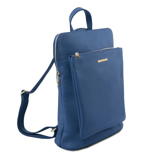 TL Bag - Sac à dos pour femme en cuir souple