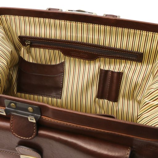 Giotto - Exclusive double-bottom leather doctor bag