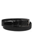Elegant brushed leather belt 35mm