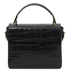 Croque - Croc print leather handbag
