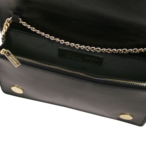 Opera - Metallic leather with chain strap