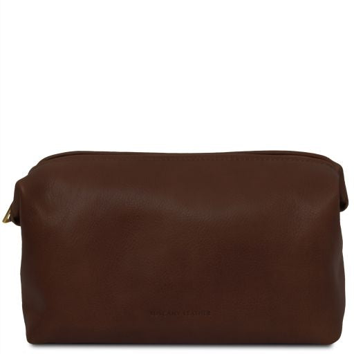 Smarty - Leather toiletry bag - Large size