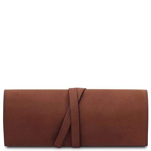 Trousse à bijoux en cuir