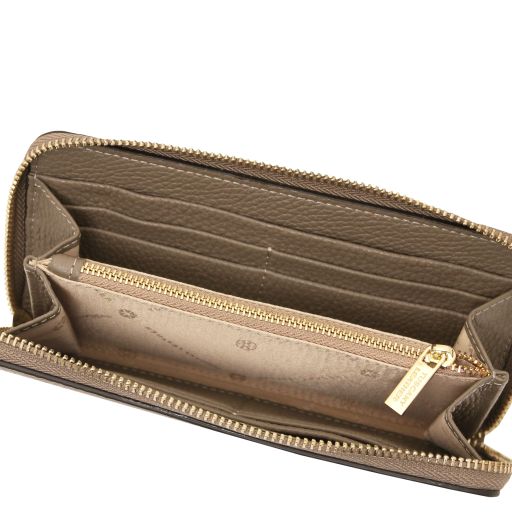 Financier - Exclusive zip around leather wallet