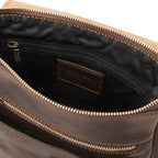 Jimmy - Sac pour homme en cuir avec poche frontale