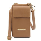 TL Bag - Portefeuille/supporte pour téléphone en cuir avec bandoulière