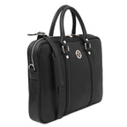 Prato - Elégante serviette pour portable en cuir Saffiano