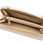 Urania - Portefeuille/supporte pour téléphone en cuir avec bandoulière