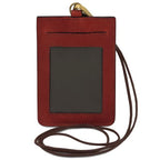 Leather badge holder