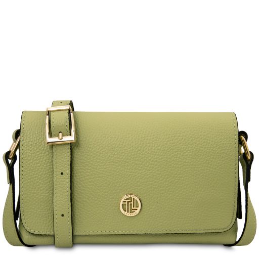 Biscuit - Sac bandoulière en cuir souple