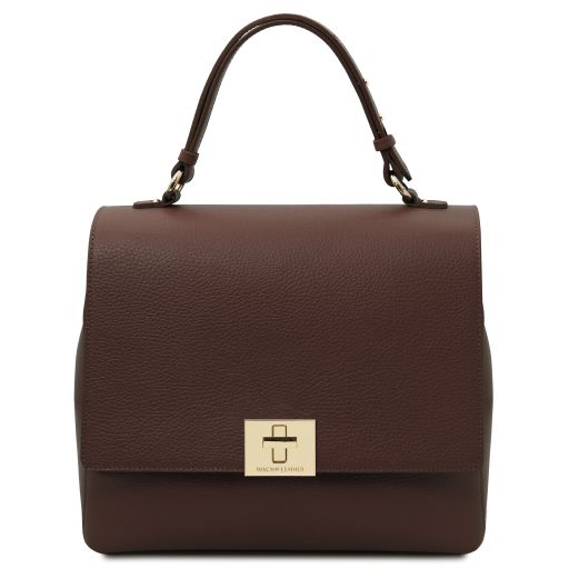 Silene - Leather convertible backpack handbag