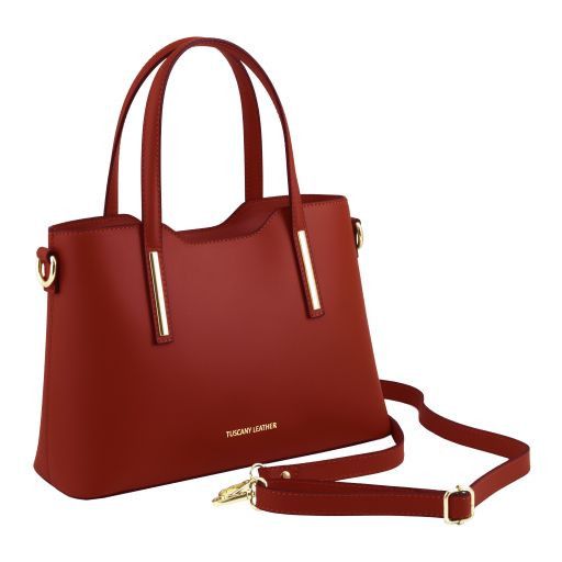 Olimpia - Sac cabas en cuir - Petit modèle