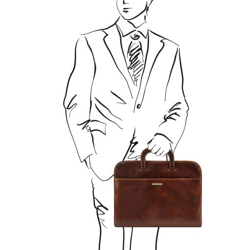 Sorrento - Document Leather briefcase
