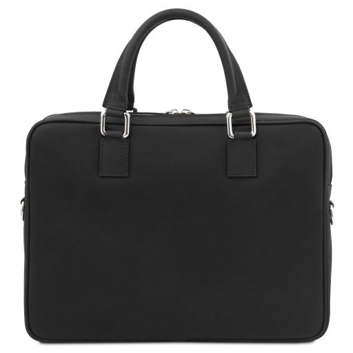 FERRARA – Italian Leather Laptop Briefcase