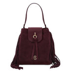 Nomade - Suede leather fringe shoulder bag