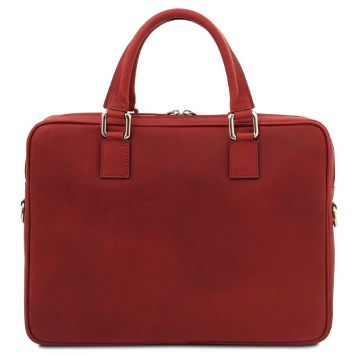 FERRARA – Italian Leather Laptop Briefcase