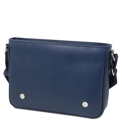Messenger - Sac messenger en cuir Saffiano