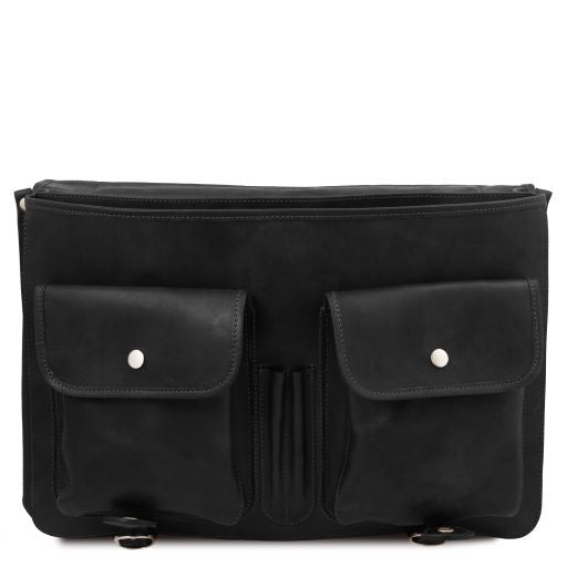 Ancona - Leather messenger bag