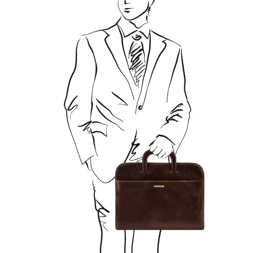 Sorrento - Document Leather briefcase