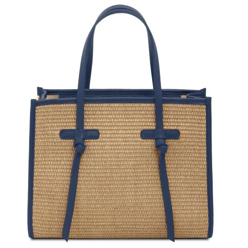 Frame - Sac à bandoulière en raphia