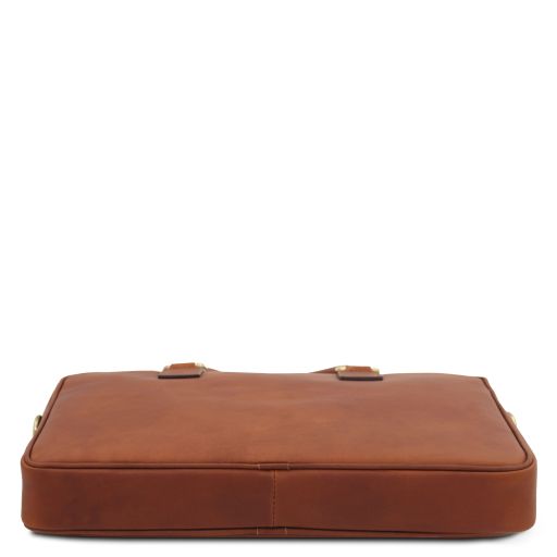 FERRARA – Italian Leather Laptop Briefcase
